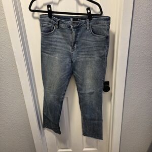 Kut from the Kloth Reese Fab Ab Ankle Straight Leg High Rise Jean